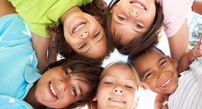 Kids in a circle at Warr PDA, Pediatric Dentist in High Point, NC